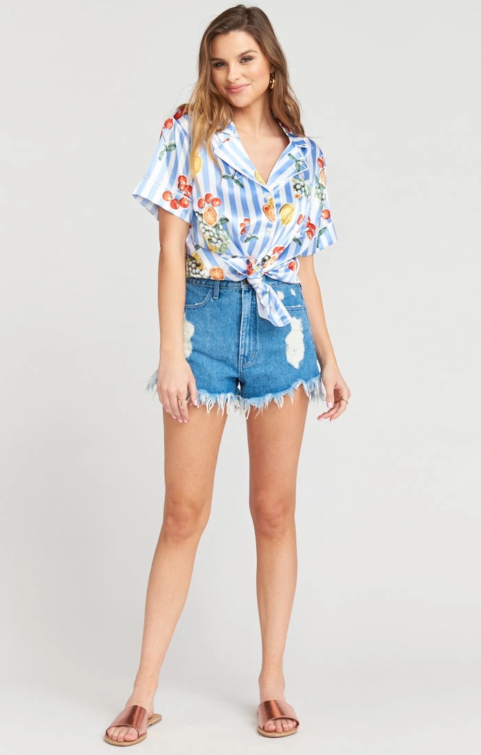 Show Me Your Mumu Slumber PJ Set ~ Fruit Basket Stripe 11 Show Me Your Mumu Slumber PJ Set ~ Fruit Basket Stripe - Image 9