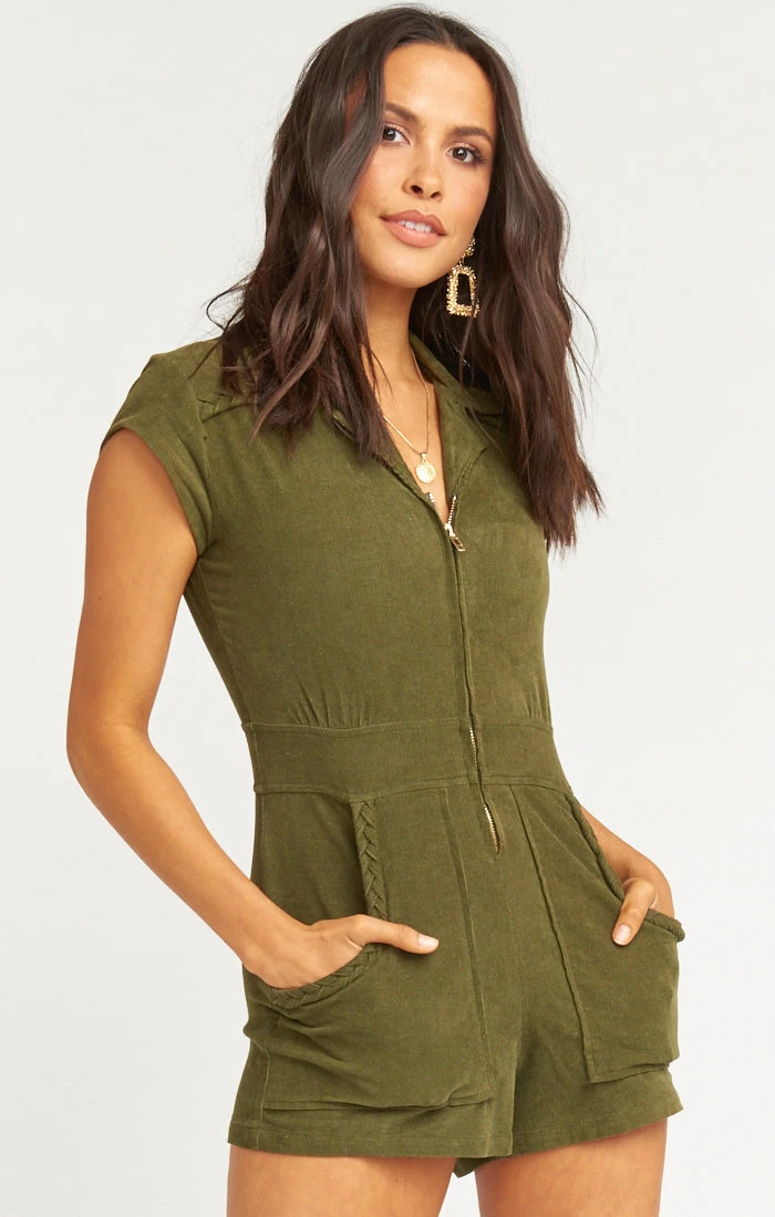 Show Me Your Mumu Outlaw Romper ~ Cypress Corduroy 4 Show Me Your Mumu Outlaw Romper ~ Cypress Corduroy - Image 2