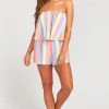 Show Me Your Mumu Thelma Romper ~ Rainbow Stripe Linen 2 Show Me Your Mumu Thelma Romper ~ Rainbow Stripe Linen -Fashion Womens Discount Store 6deb72fb10e828b79752371c4ce4950f