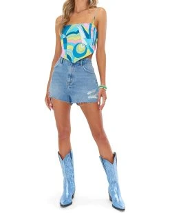 Show Me Your Mumu Scarf Top