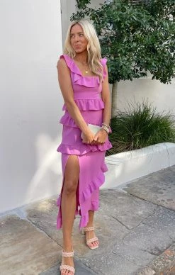 Show Me Your Mumu Greta Dress ~ Pink Lilac Stretch