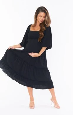 Show Me Your Mumu Elaina Midi Dress ~ Black -Fashion Womens Discount Store BF1 0435 BL29 01 1 a745c03d e2a8 4559 90f0 dd5f04af47ba