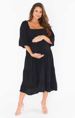 Show Me Your Mumu Elaina Midi Dress ~ Black -Fashion Womens Discount Store BF1 0435 BL29 01 3 b18438fd df4a 4ad7 afcc 00a2d1415ef9