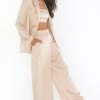 Show Me Your Mumu Irwin Pants ~ Champagne Luxe Satin