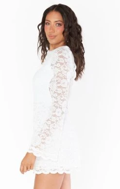 Show Me Your Mumu Natalie Mini Dress ~ White Forever Lace -Fashion Womens Discount Store BF2 5321 WH12 03