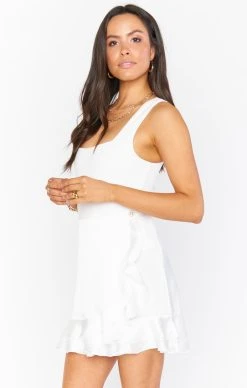 Show Me Your Mumu Larson Mini Skirt ~ Ivory Luxe Satin 17 Show Me Your Mumu Larson Mini Skirt ~ Ivory Luxe Satin -Fashion Womens Discount Store BM0 0326 IV62 02