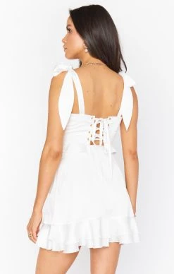 Show Me Your Mumu Larson Mini Skirt ~ Ivory Luxe Satin 14 Show Me Your Mumu Larson Mini Skirt ~ Ivory Luxe Satin -Fashion Womens Discount Store BM0 0326 IV62 08