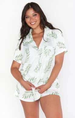 Show Me Your Mumu Sunday Morning Sleep Set ~ Dreamy Palm