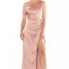 Show Me Your Mumu Jodie Dress ~ Rose Gold Luxe Satin -Fashion Womens Discount Store BM3 5350 RO62 03