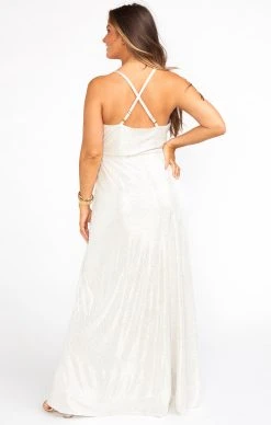 Show Me Your Mumu Dazzle Crossover Maxi Dress ~ Roller Glitz Ivory 15 Show Me Your Mumu Dazzle Crossover Maxi Dress ~ Roller Glitz Ivory -Fashion Womens Discount Store BR9 0232PREGS GI12 03