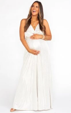 Show Me Your Mumu Dazzle Crossover Maxi Dress ~ Roller Glitz Ivory 16 Show Me Your Mumu Dazzle Crossover Maxi Dress ~ Roller Glitz Ivory -Fashion Womens Discount Store BR9 0232PREGS GI12 04