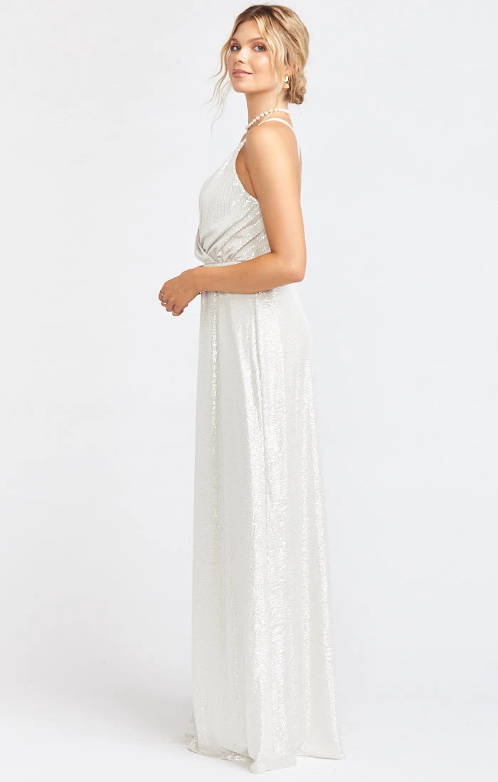 Show Me Your Mumu Dazzle Crossover Maxi Dress ~ Roller Glitz Ivory 4 Show Me Your Mumu Dazzle Crossover Maxi Dress ~ Roller Glitz Ivory - Image 2
