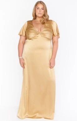 Show Me Your Mumu Rome Twist Gown ~ True Gold Luxe Satin 21 Show Me Your Mumu Rome Twist Gown ~ True Gold Luxe Satin -Fashion Womens Discount Store BR9 0236NX TG62 04 54b71ace 213c 4d04 b64b a7e34b51f17a