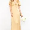 Show Me Your Mumu Rome Twist Gown ~ True Gold Luxe Satin 2 Show Me Your Mumu Rome Twist Gown ~ True Gold Luxe Satin -Fashion Womens Discount Store BR9 0236N TG62 04