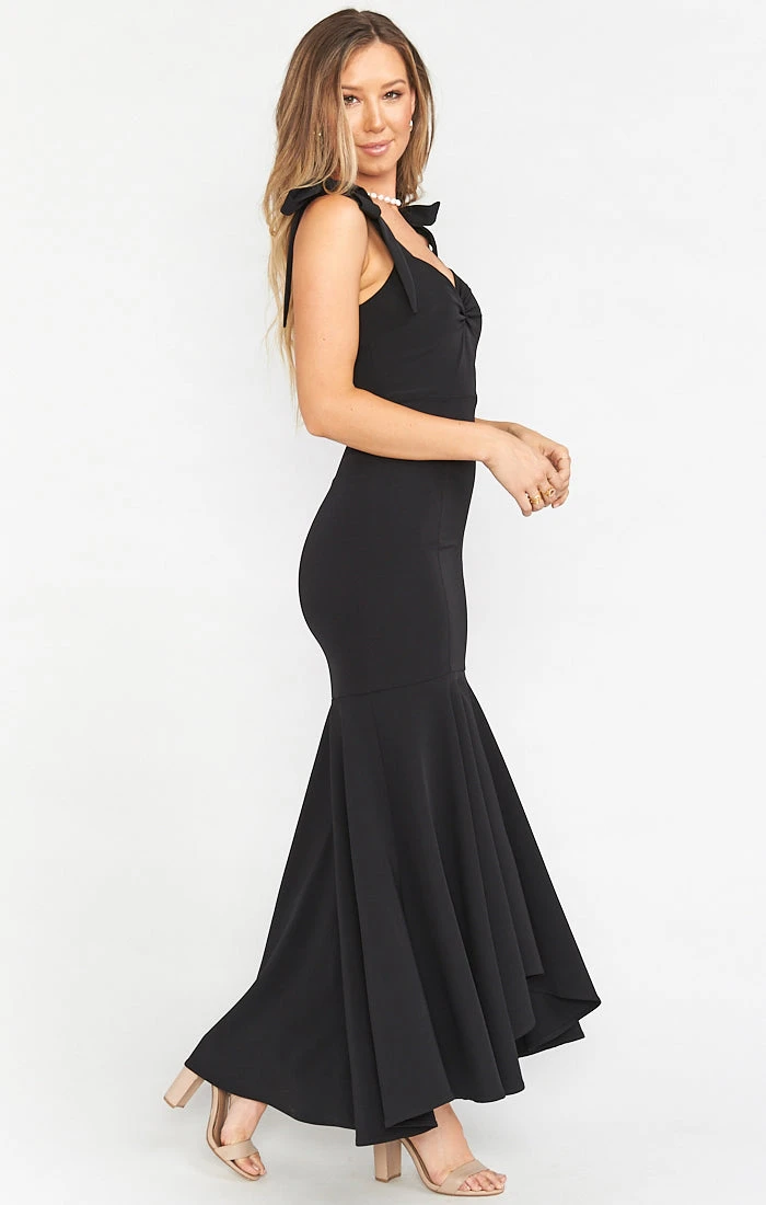 Show Me Your Mumu Barcelona Ruffle Gown ~ Black Stretch Crepe 4 Show Me Your Mumu Barcelona Ruffle Gown ~ Black Stretch Crepe - Image 2