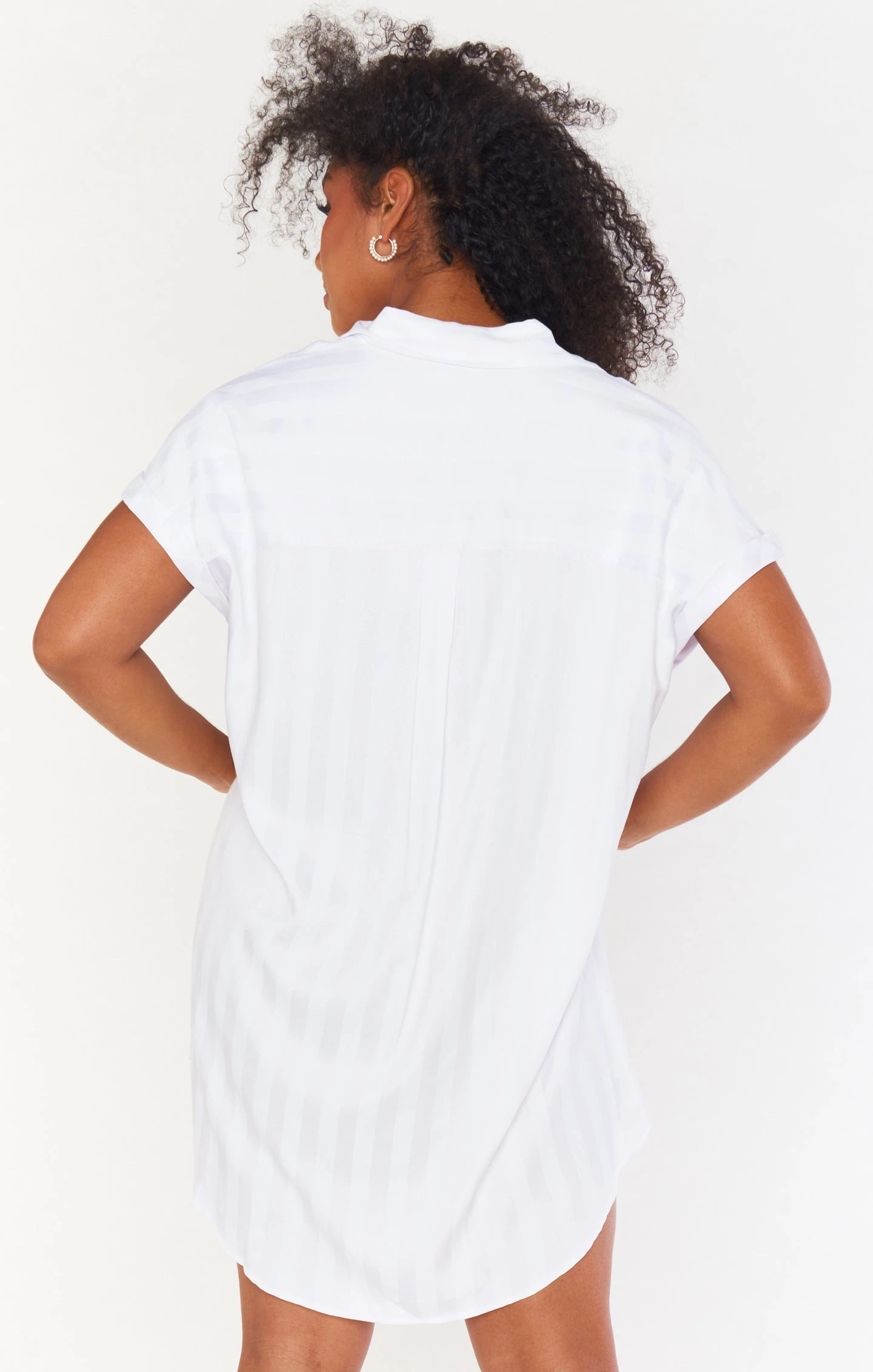 Show Me Your Mumu Martin Shirt Dress ~ White Stripe 5 Show Me Your Mumu Martin Shirt Dress ~ White Stripe - Image 3