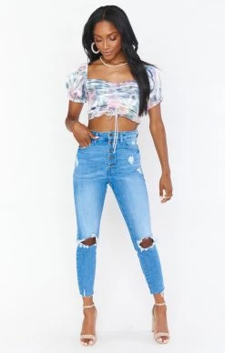 Show Me Your Mumu Sophie Top ~ Cocktail Tie Dye -Fashion Womens Discount Store BS1 0389 CO62 01 5