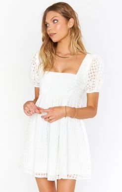 Show Me Your Mumu Smitten Babydoll Dress ~ Ivory Charmed And Checkered -Fashion Womens Discount Store BS1 0398 CA32 01 460e75ca 2848 49d4 a65b 4e079c87681f