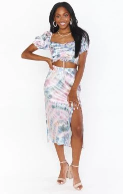 Show Me Your Mumu Sophie Top ~ Cocktail Tie Dye -Fashion Womens Discount Store BS1 0409 CO62 01 1