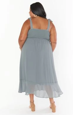 Show Me Your Mumu Claire Midi Dress ~ Deep Sage Chiffon -Fashion Womens Discount Store BS3 0394SX DS24 04 1d6f0edf baf2 4c1c a7c2 bacb4342b725