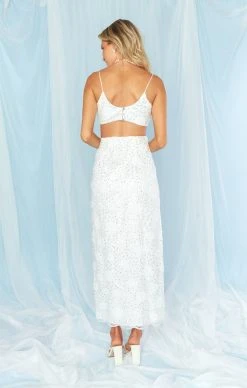 Show Me Your Mumu Love Letter Skirt ~ Embellished Tulle Floral -Fashion Womens Discount Store BS3 5339 EM12 07