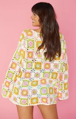 Show Me Your Mumu Mamacita Coverup ~ Tutti Frutti Crochet -Fashion Womens Discount Store CMR1 5085 TF12 01 6
