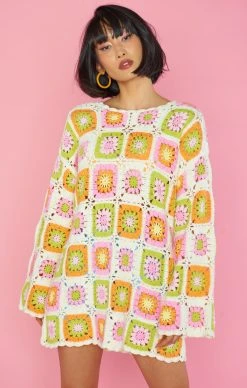 Show Me Your Mumu Mamacita Coverup ~ Tutti Frutti Crochet -Fashion Womens Discount Store CMR1 5085 TF12 01 9