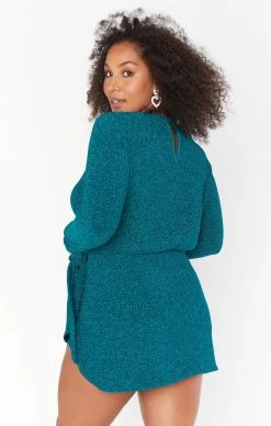 Show Me Your Mumu Stage Skort Dress ~ Aqua Shimmy Shine 15 Show Me Your Mumu Stage Skort Dress ~ Aqua Shimmy Shine -Fashion Womens Discount Store CMR2 5447 AQ55 04