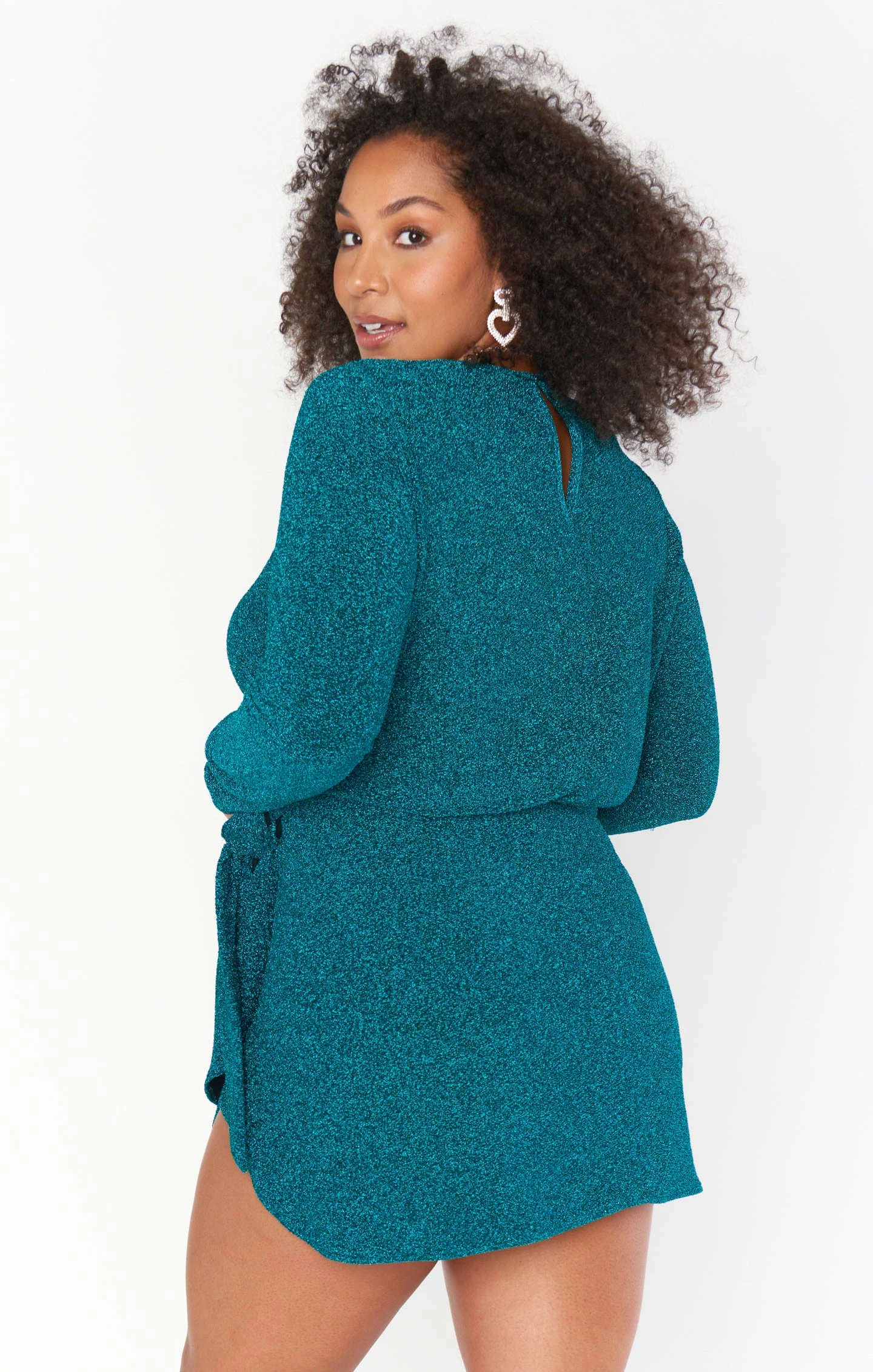 Show Me Your Mumu Stage Skort Dress ~ Aqua Shimmy Shine 9 Show Me Your Mumu Stage Skort Dress ~ Aqua Shimmy Shine - Image 7