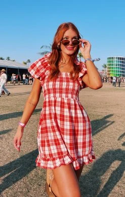 Show Me Your Mumu Colvin Mini Dress ~ Picnic Plaid