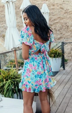 Show Me Your Mumu Tori Tie Back Dress ~ Garden Girls