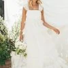 Show Me Your Mumu Fairytale Maxi Dress ~ White Tulle