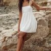 Show Me Your Mumu Gretchen Mini Dress ~ White Linen
