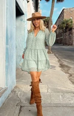 Show Me Your Mumu Birdie Mini Dress ~ Ditsy Blues -Fashion Womens Discount Store IMG 0641