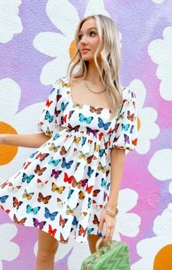 Show Me Your Mumu Smitten Babydoll Dress ~ Butterflies In My Eyes -Fashion Womens Discount Store IMG 0936