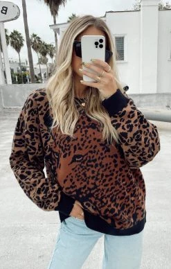 Show Me Your Mumu Scout Sweater ~ Leopard Knit