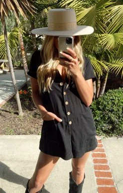 Show Me Your Mumu Yvette Romper ~ Black -Fashion Womens Discount Store IMG 1485