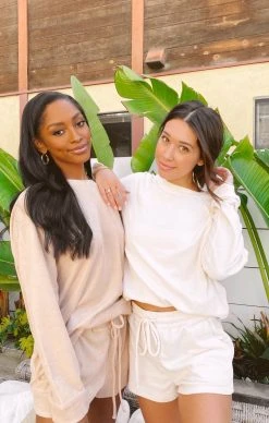 Show Me Your Mumu Sittin Around Set ~ Cream Terry -Fashion Womens Discount Store IMG 3823