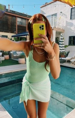 Show Me Your Mumu Leyla Sarong ~ Green Melon