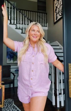 Show Me Your Mumu Ciao Shirt ~ Lavender Linen