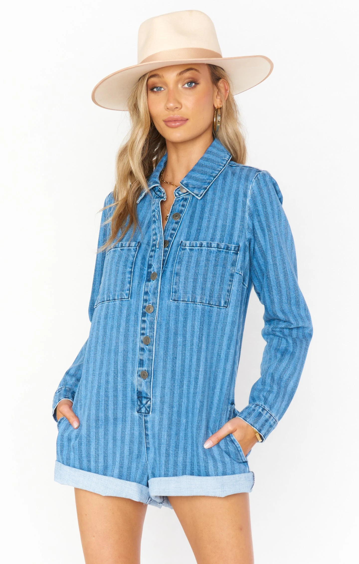 Show Me Your Mumu Tegan Jumper ~ Navy Indigo Stripe 4 Show Me Your Mumu Tegan Jumper ~ Navy Indigo Stripe - Image 2