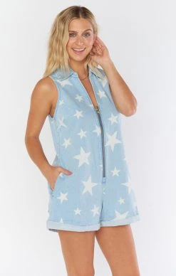 Show Me Your Mumu Reno Romper ~ Youre A Star -Fashion Womens Discount Store MDM3 670 YS09 03