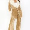 Show Me Your Mumu Penny Lane Coat ~ Beige Corduroy With Faux Fur -Fashion Womens Discount Store MDR1 512 BG15 01