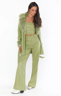Show Me Your Mumu Tribeca Trouser ~ Sage Faux Leather 13 Show Me Your Mumu Tribeca Trouser ~ Sage Faux Leather -Fashion Womens Discount Store MDR2 600 SG52 01 f93134c1 a535 4264 aee3 be816411a54f