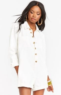 Show Me Your Mumu Tegan Jumper ~ Whitewash