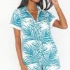 Show Me Your Mumu Range Romper ~ Oasis Palm -Fashion Womens Discount Store MDS1 450 OA20 01