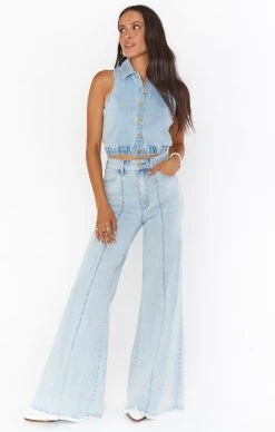 Show Me Your Mumu Union Top ~ Glacier Blue -Fashion Womens Discount Store MDS2 527 SC09 01 3 22c72385 ec98 4578 b83f 219cb748362a