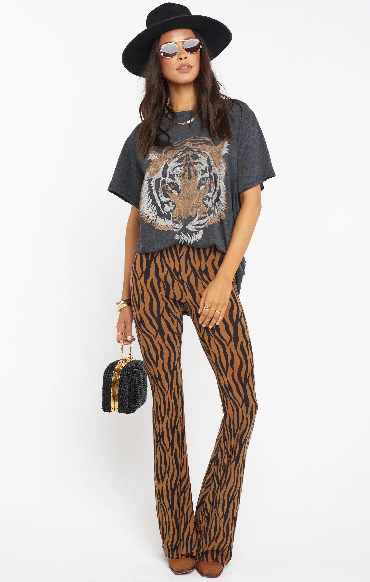 Show Me Your Mumu Bam Bam Bells Regular ~ Taupe Tiger 6 Show Me Your Mumu Bam Bam Bells Regular ~ Taupe Tiger - Image 4