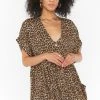 Show Me Your Mumu Odessa Dress ~ Latte Cheetah -Fashion Womens Discount Store MF0 2058 LT05 01