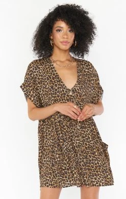 Show Me Your Mumu Odessa Dress ~ Latte Cheetah